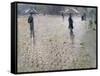 Study for a Paris Street, Rainy Day, 1877-Gustave Caillebotte-Framed Stretched Canvas