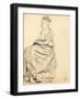 Study for 'A Parisian Cafe': Study of Dress for a Seated Woman, C. 1872-1875-Ilya Efimovich Repin-Framed Giclee Print