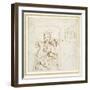 Study for a Picture of the Virgin and Child-Raphael-Framed Giclee Print