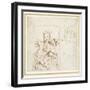 Study for a Picture of the Virgin and Child-Raphael-Framed Giclee Print