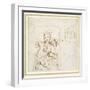 Study for a Picture of the Virgin and Child-Raphael-Framed Giclee Print