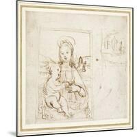 Study for a Picture of the Virgin and Child-Raphael-Mounted Giclee Print