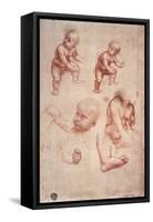 Study for a Portrait of a Child-Leonardo da Vinci-Framed Stretched Canvas