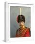 Study for a Portrait of Emperor Nicholas II, Chief of the Guard Hussar Regiment, C. 1908-Alexander Vladimirovich Makovsky-Framed Giclee Print