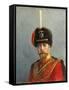 Study for a Portrait of Emperor Nicholas II, Chief of the Guard Hussar Regiment, C. 1908-Alexander Vladimirovich Makovsky-Framed Stretched Canvas