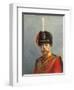 Study for a Portrait of Emperor Nicholas Ii, Chief of the Guard Hussar Regiment, C.1908-Alexander Vladimirovich Makovsky-Framed Giclee Print