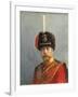 Study for a Portrait of Emperor Nicholas Ii, Chief of the Guard Hussar Regiment, C.1908-Alexander Vladimirovich Makovsky-Framed Giclee Print
