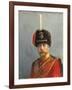 Study for a Portrait of Emperor Nicholas Ii, Chief of the Guard Hussar Regiment, C.1908-Alexander Vladimirovich Makovsky-Framed Giclee Print