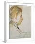 Study for a Portrait of Francis Poulenc, July 19, 1920-Jacques-emile Blanche-Framed Giclee Print