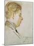 Study for a Portrait of Francis Poulenc, July 19, 1920-Jacques-emile Blanche-Mounted Giclee Print