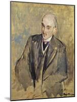 Study for a Portrait of Henri Bergson, 1911-Jacques-emile Blanche-Mounted Giclee Print