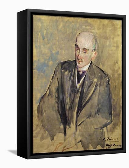 Study for a Portrait of Henri Bergson, 1911-Jacques-emile Blanche-Framed Stretched Canvas