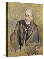 Study for a Portrait of Henri Bergson, 1911-Jacques-emile Blanche-Stretched Canvas