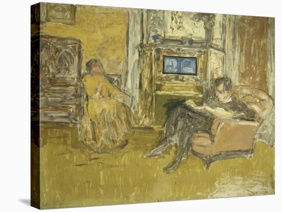 Study for a Portrait of Mr. and Mrs. Marcel Kapferer-Edouard Vuillard-Stretched Canvas