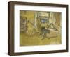 Study for a Portrait of Mr. and Mrs. Marcel Kapferer-Edouard Vuillard-Framed Giclee Print