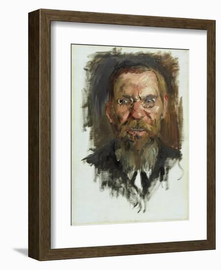 Study For a Portrait of Professor Dr. Eduard Meyer, 1910-Lovis Corinth-Framed Giclee Print