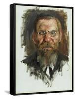 Study For a Portrait of Professor Dr. Eduard Meyer, 1910-Lovis Corinth-Framed Stretched Canvas