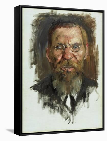 Study For a Portrait of Professor Dr. Eduard Meyer, 1910-Lovis Corinth-Framed Stretched Canvas