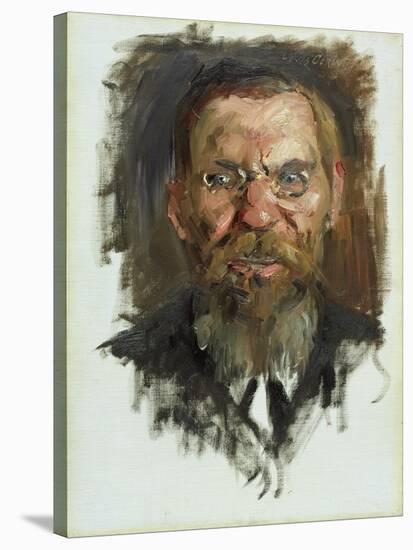 Study For a Portrait of Professor Dr. Eduard Meyer, 1910-Lovis Corinth-Stretched Canvas