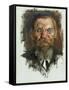 Study For a Portrait of Professor Dr. Eduard Meyer, 1910-Lovis Corinth-Framed Stretched Canvas