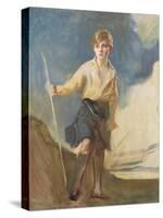 Study for a Portrait of the Hon. Andrew Elphinstone-Philip Alexius De Laszlo-Stretched Canvas