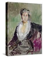 Study for a Portrait of the Princess Edmond De Polignac, 1913-Jacques-emile Blanche-Stretched Canvas