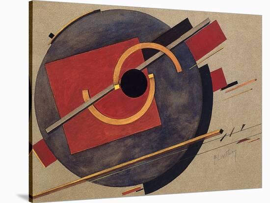 Study for a Poster, 1920-El Lissitzky-Stretched Canvas