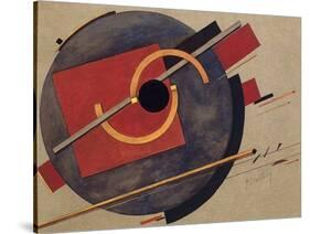 Study for a Poster, 1920-El Lissitzky-Stretched Canvas