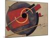 Study for a Poster, 1920-El Lissitzky-Mounted Giclee Print