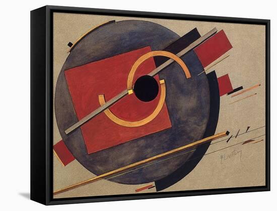 Study for a Poster, 1920-El Lissitzky-Framed Stretched Canvas