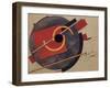 Study for a Poster, 1920-El Lissitzky-Framed Premium Giclee Print