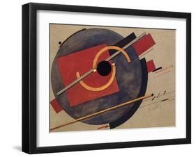 Study for a Poster, 1920-El Lissitzky-Framed Giclee Print