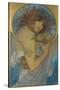 Study for a Poster Fruit-Alphonse Mucha-Stretched Canvas