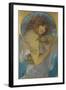 Study for a Poster Fruit-Alphonse Mucha-Framed Giclee Print