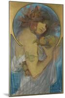 Study for a Poster Fruit-Alphonse Mucha-Mounted Giclee Print