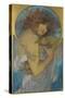 Study for a Poster Fruit-Alphonse Mucha-Stretched Canvas
