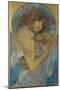 Study for a Poster Fruit-Alphonse Mucha-Mounted Giclee Print