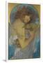 Study for a Poster Fruit-Alphonse Mucha-Framed Giclee Print