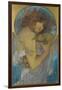 Study for a Poster Fruit-Alphonse Mucha-Framed Giclee Print