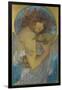 Study for a Poster Fruit-Alphonse Mucha-Framed Giclee Print