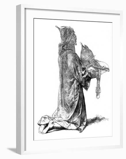 Study for a Saracen, for 'The Captivity of St Louis, C1880-1882-Alexandre Cabanel-Framed Giclee Print