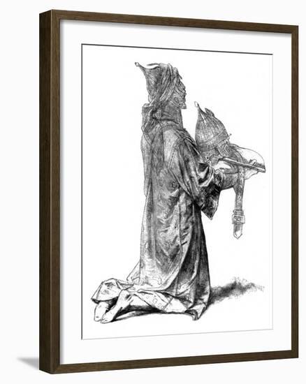 Study for a Saracen, for 'The Captivity of St Louis, C1880-1882-Alexandre Cabanel-Framed Giclee Print