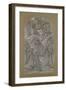 Study for a Stained Glass Window (Chalk on Paper)-Edward Burne-Jones-Framed Giclee Print