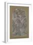 Study for a Stained Glass Window (Chalk on Paper)-Edward Burne-Jones-Framed Giclee Print