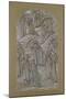 Study for a Stained Glass Window (Chalk on Paper)-Edward Burne-Jones-Mounted Giclee Print