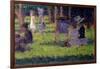 Study for "A Sunday Afternoon on the Island of La Grande Jatte," circa 1884-86-Georges Seurat-Framed Giclee Print