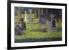 Study for 'A Sunday Afternoon on the Island of La Grande Jatte': Mothers and Children, 1886-Georges Seurat-Framed Giclee Print