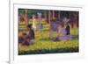 Study for A Sunday Afternoon on the Island of La Grande Jatte-Georges Seurat-Framed Premium Giclee Print