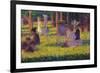 Study for A Sunday Afternoon on the Island of La Grande Jatte-Georges Seurat-Framed Premium Giclee Print