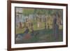 Study for "A Sunday on La Grande Jatte", 1884-Georges Pierre Seurat-Framed Giclee Print